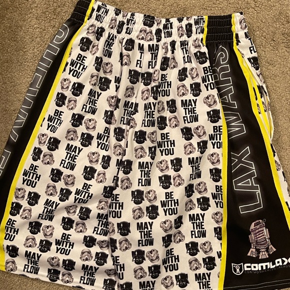 Comlax Lacrosse Shorts Lax Bro Chewbacca - Picture 3 of 3